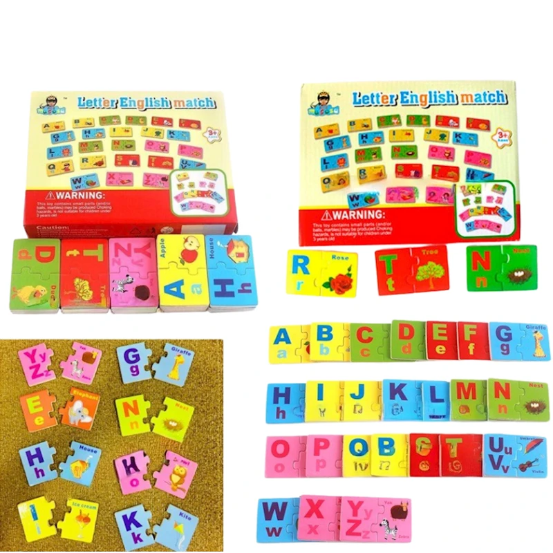 Pazl Letter English Match 02-70, 3+ yaş