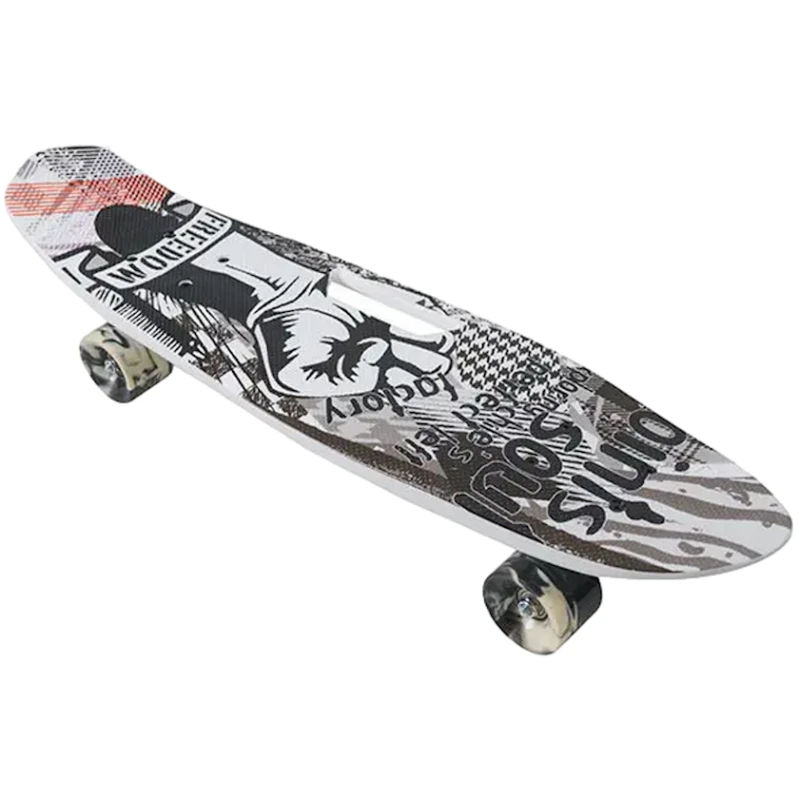 Скейтборд детский Penny Board Freedom 99388, серый Скейтборд детский Penny Board Freedom 99388, серый