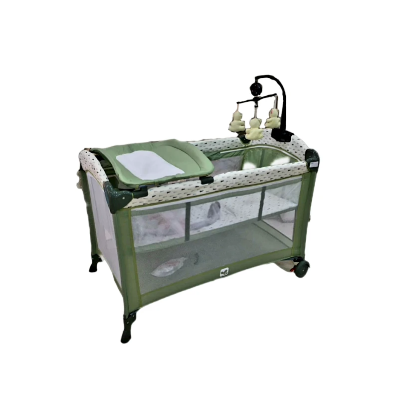 Manej-çarpayı Cool Baby 970 Green, 4 yaşa qədər, 76x110x76 sm, yaşıl Manej-çarpayı Cool Baby 970 Green, 4 yaşa qədər, 76x110x76 sm, yaşıl