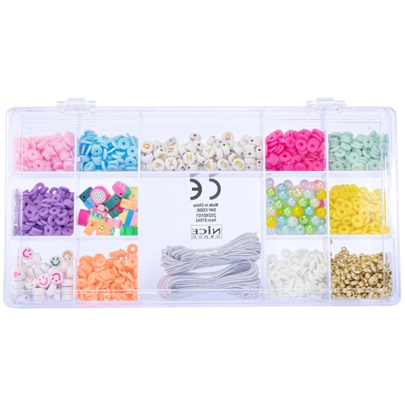 Набор для бисероплетения Nice 500 87042 Perline Abc Heishi Pop, 6+ лет Набор для бисероплетения Nice 500 87042 Perline Abc Heishi Pop, 6+ лет