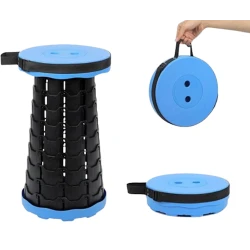 Складной телескопический табурет foldable_stool, синий Складной телескопический табурет foldable_stool, синий