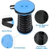 Складной телескопический табурет foldable_stool, синий