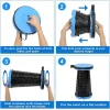 Складной телескопический табурет foldable_stool, синий