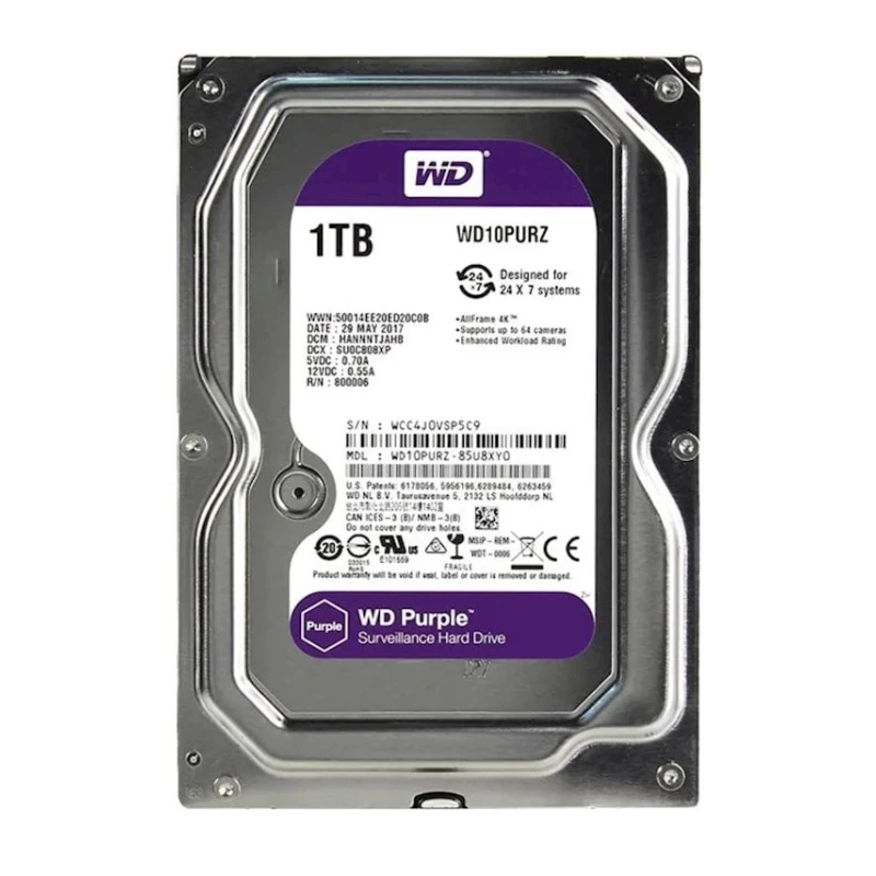 Жесткий диск Western Digital Purple 1TB Жесткий диск Western Digital Purple 1TB