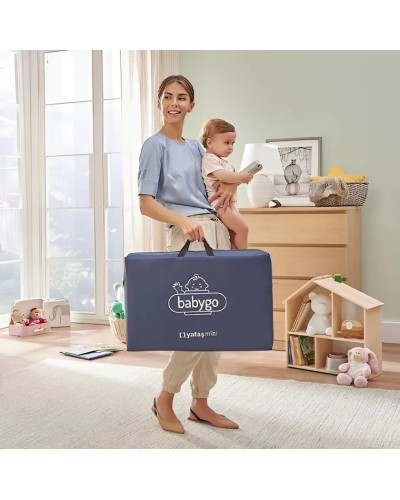 Uşaq üçün döşək Yataş Babygo, 60x120 sm, ağ