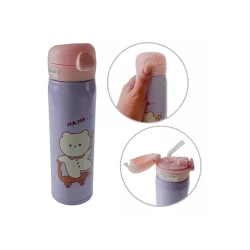 Бутылка для воды Bear, 480 мл, нержавеющая сталь, фиолетовая