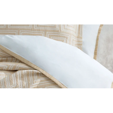 Комплект постельного белья Yataş Harlow Fall Winter, двуспальный с европростыней, пододеяльник 200х220 см, простыня 240x260 см, 4 шт наволочки 50х70 см, покрывало 230x240 см, плед 200х220 см, Hardal