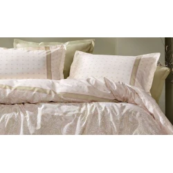 Yataq dəsti Yataş Catina yorğan üzü 220x240, mələfə 240x280, yastıq üzü 50x70, ikinəfərlik XL, pudra Yataq dəsti Yataş Catina yorğan üzü 220x240, mələfə 240x280, yastıq üzü 50x70, ikinəfərlik XL, pudra