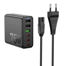 Зарядное устройство Hoco C133A 75W PD45W + QC3.0 EU Зарядное устройство Hoco C133A 75W PD45W + QC3.0 EU