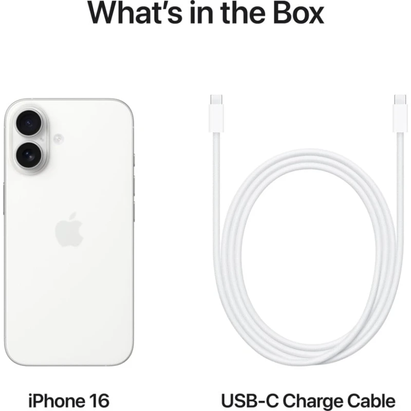 Смартфон Apple iPhone 16 8GB/256GB White Смартфон Apple iPhone 16 8GB/256GB White