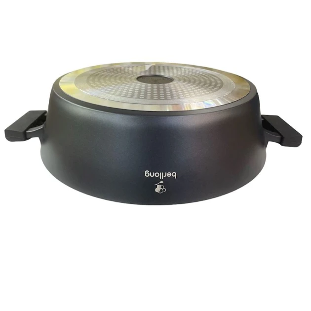 Кастрюля Berllong ZTW-P28, 5.2 л, черная Кастрюля Berllong ZTW-P28, 5.2 л, черная