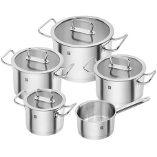 Yemək bişirmək üçün dəst Zwilling Twin Pro, paslanmayan polad, gümüşü, 9 parça