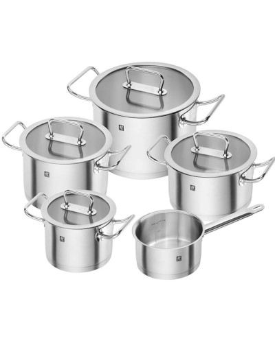 Yemək bişirmək üçün dəst Zwilling Twin Pro, paslanmayan polad, gümüşü, 9 parça