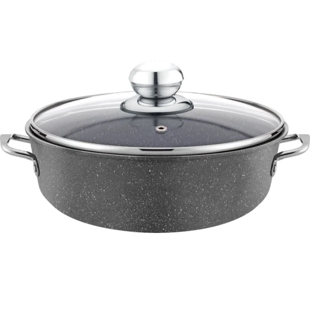 Сотейник Shosman 5569, гранит, серый, 34 см Сотейник Shosman 5569, гранит, серый, 34 см