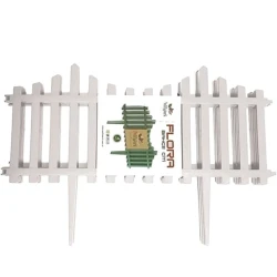 Декоративный забор Poliwork 2021 AC40, белый Декоративный забор Poliwork 2021 AC40, белый