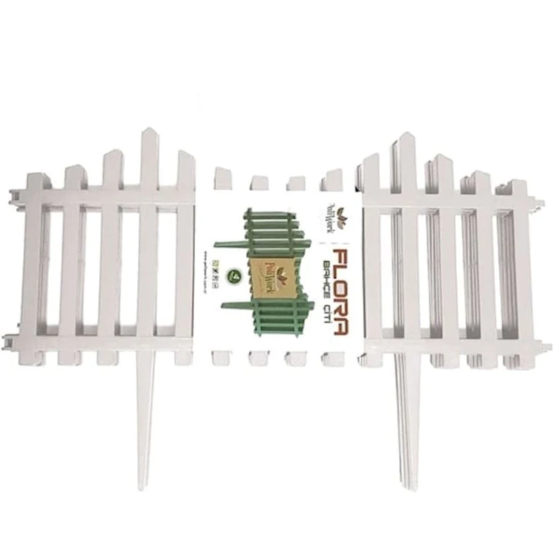 Декоративный забор Poliwork 2021 AC40, белый Декоративный забор Poliwork 2021 AC40, белый