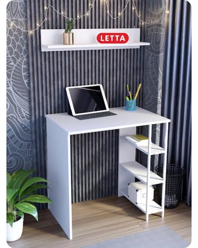 Yazı masası Marina 3563_LetSpringCStolSWhWh, LDSP-Loft, 75x50x75 sm, ağ