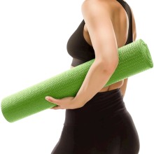 Yoqa üçün mat 1646 PVC, 173x61x0.6 sm, yaşıl
