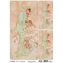Dekupaj üçün düyü kağızı Cadence А3 30x42 см, AN-05