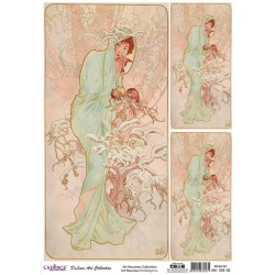 Рисовая бумага для декупажа Cadence А3 30x42 sm, AN-05