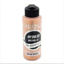 Краска-металлик Cadence Hybrid Metallic for Multisurfaces HM806 Bronze 120 мл Краска-металлик Cadence Hybrid Metallic for Multisurfaces HM806 Bronze 120 мл