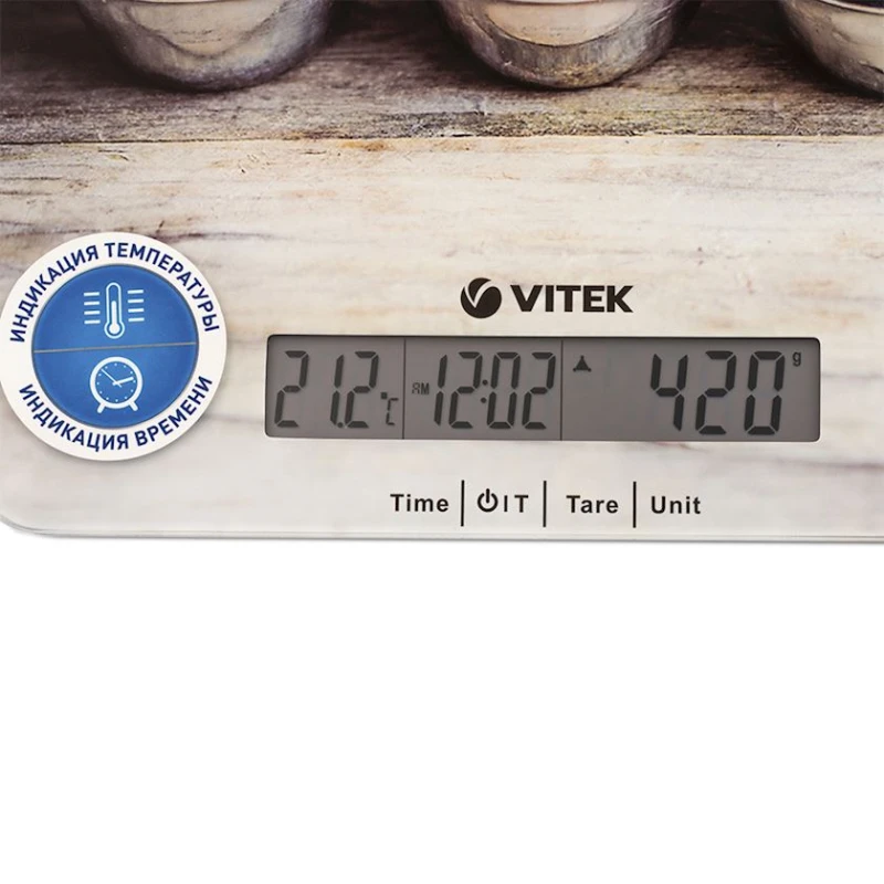 Кухонные весы Vitek VT-2429 Кухонные весы Vitek VT-2429