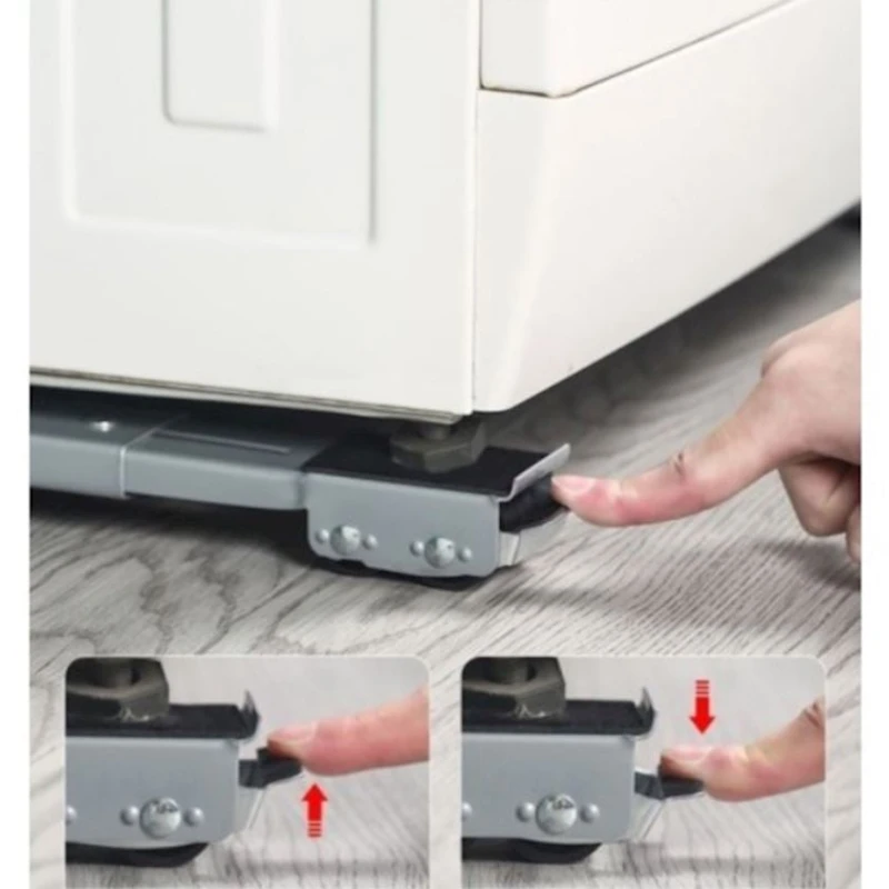 Ролики для стиральной машины Rekotools, 2 шт, серебристый Ролики для стиральной машины Rekotools, 2 шт, серебристый