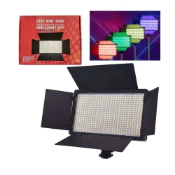 Профессиональный комплект светодиодного освещения для фото и видеосъемки LED 800 RGB