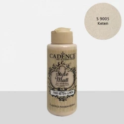 Краска матовая Cadence Style Matt Paint S9005 Linen, с бархатистым эффектом, 120 мл