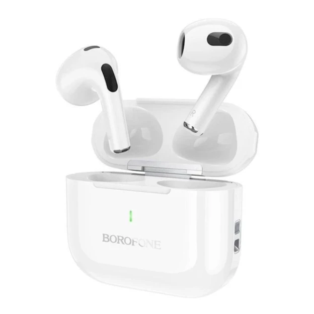 Беспроводные наушники Borofone BW58 White и в подарок гарнитура IPH PD20W White
