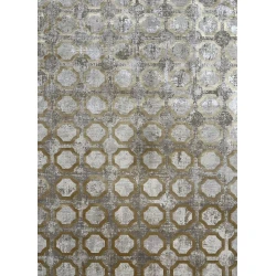 Ковер Natural halı M634B 230x160 см, акрил/вискоза, серый