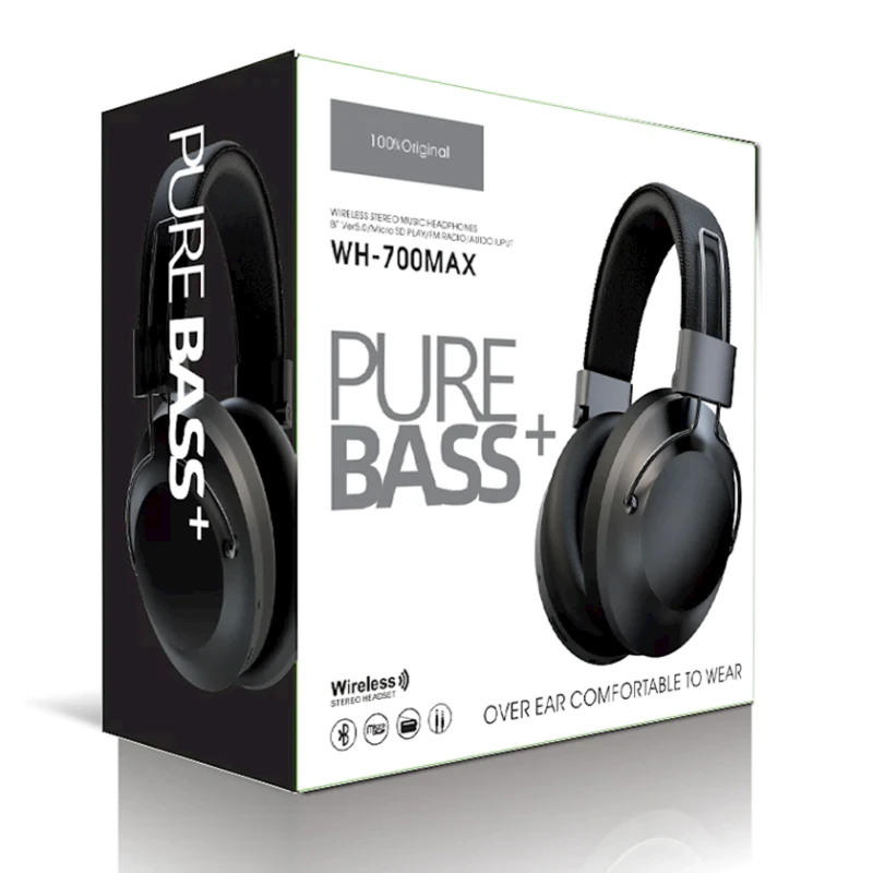 Беспроводные наушники WH-700 Max Black