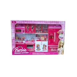 Кухонный набор Barbie QF26211BA, световые и звуковые эффекты, 54x35 см, 3+ лет