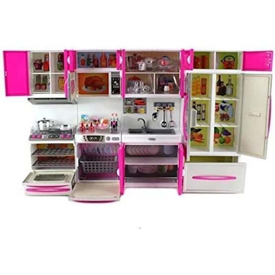 Кухонный набор Barbie QF26211BA, световые и звуковые эффекты, 54x35 см, 3+ лет Кухонный набор Barbie QF26211BA, световые и звуковые эффекты, 54x35 см, 3+ лет