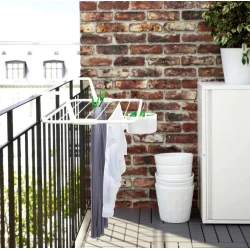 Paltar üçün quruducu Antonius, metal, ağ