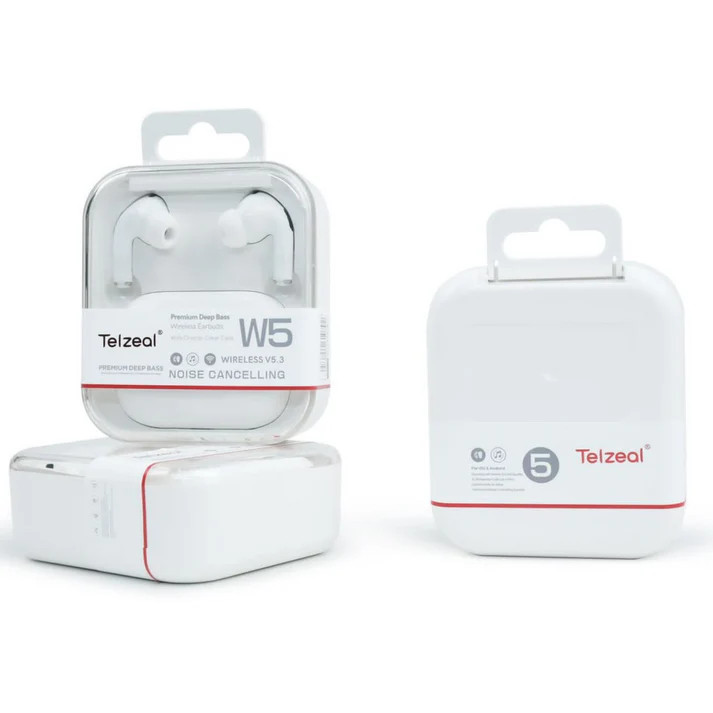 Беспроводные наушники Telzeal W5 White