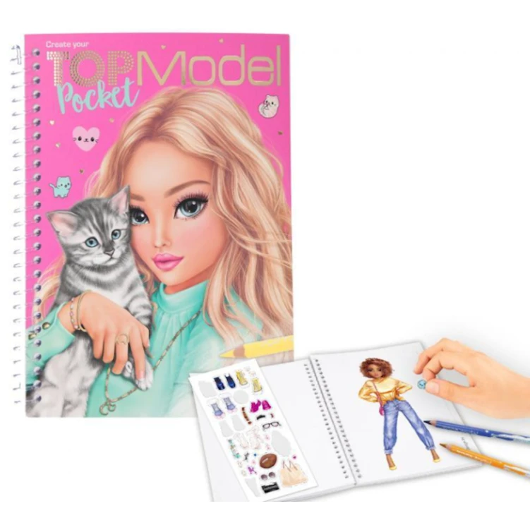 Раскраска Motto TOPModel Pocket Colouring Book Раскраска Motto TOPModel Pocket Colouring Book
