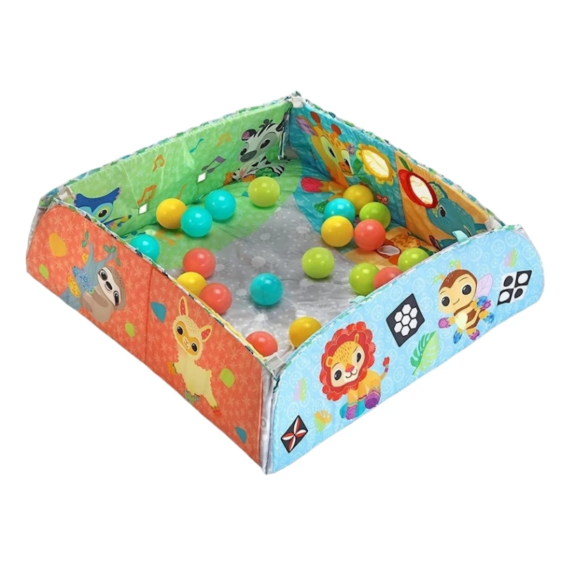 Игровой коврик VTech 7-in-1 Grow with Baby Sensory Gym 80-550003, 0-6 мес Игровой коврик VTech 7-in-1 Grow with Baby Sensory Gym 80-550003, 0-6 мес