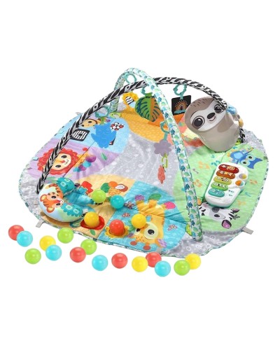 Oyun xalçası VTech 7-in-1 Grow with Baby Sensory Gym 80-550003, 0-6 ay