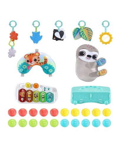 Oyun xalçası VTech 7-in-1 Grow with Baby Sensory Gym 80-550003, 0-6 ay