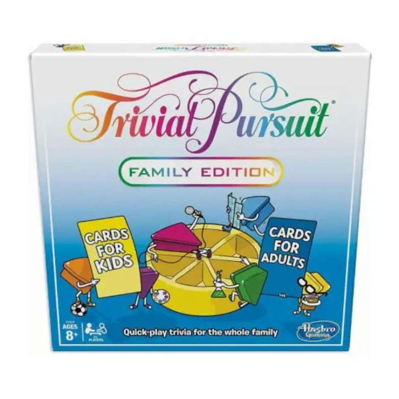 Masaüstü oyun Trivial Pursuit Family Edition 8+ yaş