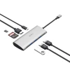 USB HUB Хаб Wiwu Alpha A731HP 7 in 1 USB C Grey USB HUB Хаб Wiwu Alpha A731HP 7 in 1 USB C Grey
