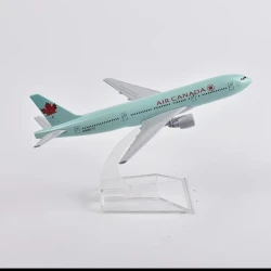 Kolleksiya heykəlciyi Air Canada Boeing 777, 15x14.5x8 sm