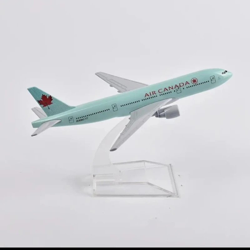Kolleksiya heykəlciyi Air Canada Boeing 777, 15x14.5x8 sm