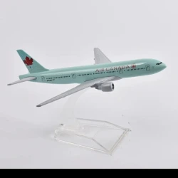 Kolleksiya heykəlciyi Air Canada Boeing 777, 15x14.5x8 sm