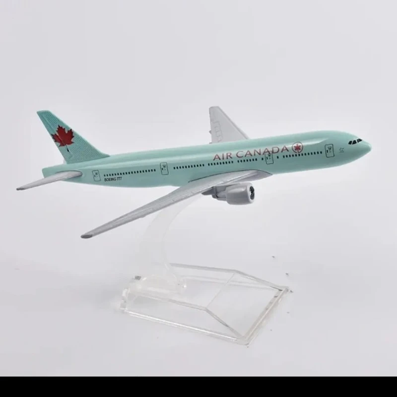 Kolleksiya heykəlciyi Air Canada Boeing 777, 15x14.5x8 sm