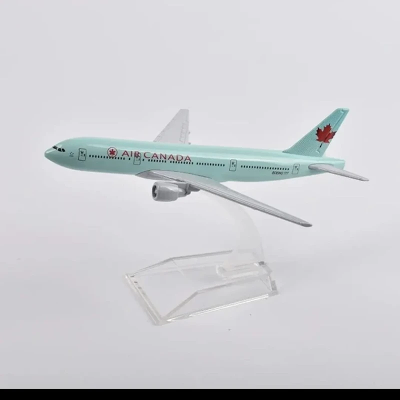 Kolleksiya heykəlciyi Air Canada Boeing 777, 15x14.5x8 sm