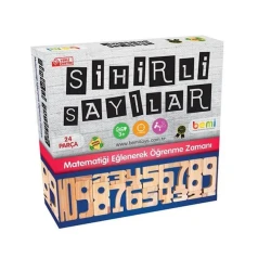 Настольная игра Bemi Sihirli Sayılar Kutu Oyunu, 24 предметов, 3+ лет