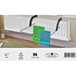 Сушилка для белья Perilla Petek Radiator, серебристая/черная