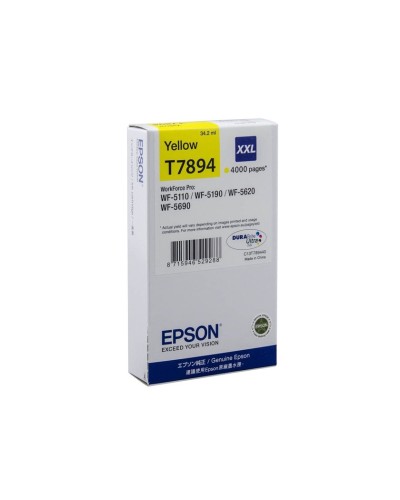 Kartric Epson T7894 Ink Cartridge XXL Yellow (C13T789440)